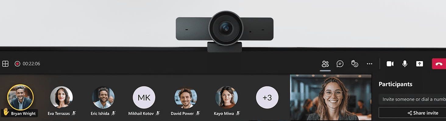 4K AI конференц-камера