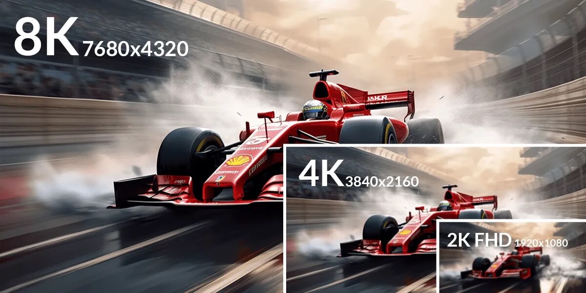 Великолепное разрешение 8K Ultra HD и поддержка HDR