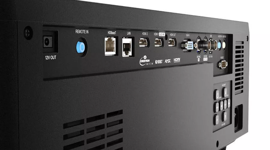 Christie 4K860-IS. Задняя панель.