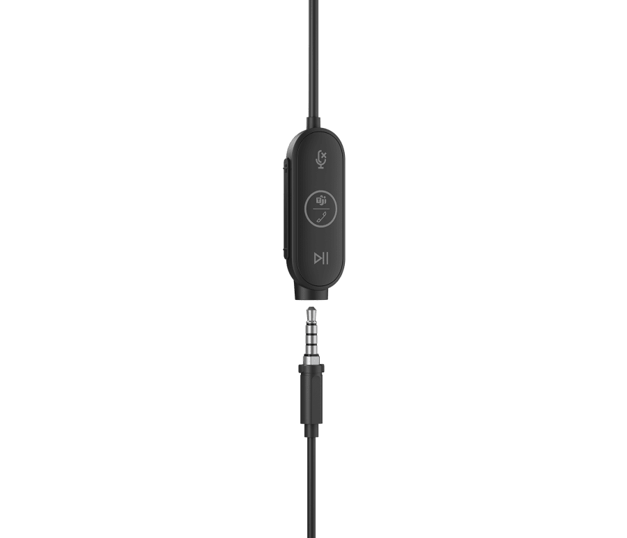 Проводная гарнитура с микрофоном Logitech Zone Wired Earbuds