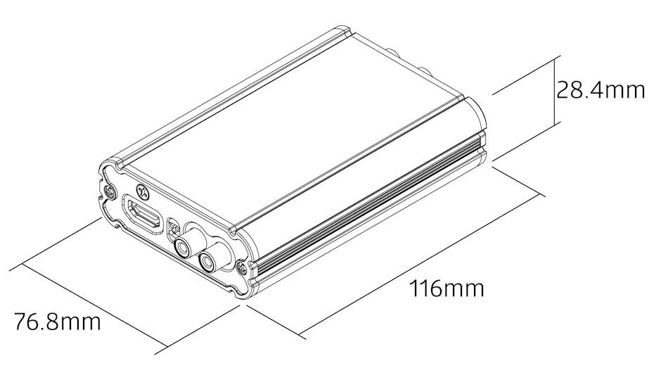 BAT-HS (HDMI to HD-SDI). Размеры