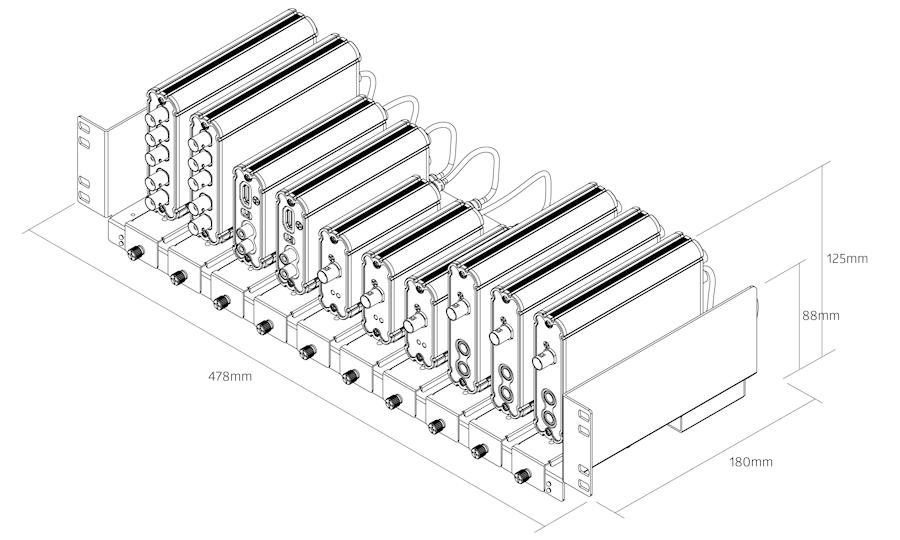 Размеры ez-Rack