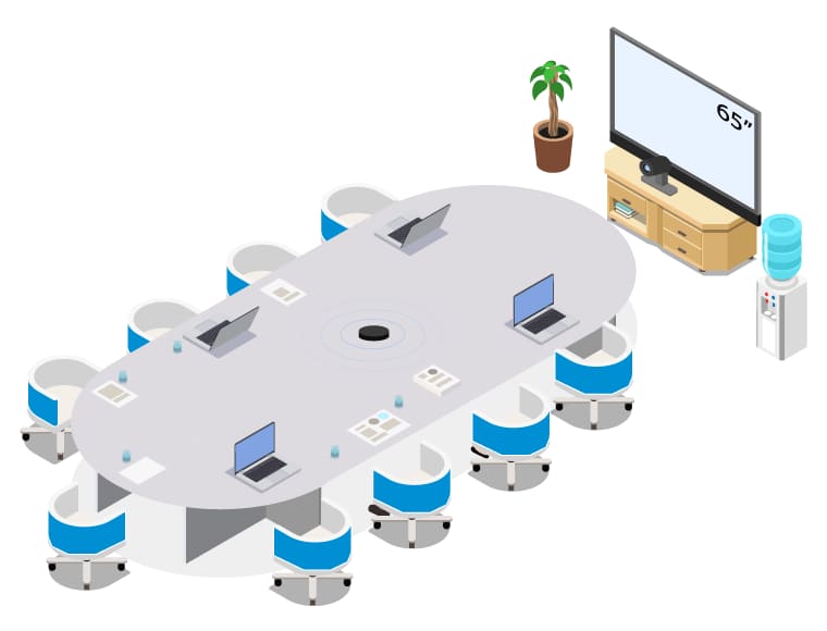 Комплект для большой переговорной SmartSet BR NexTouch 65