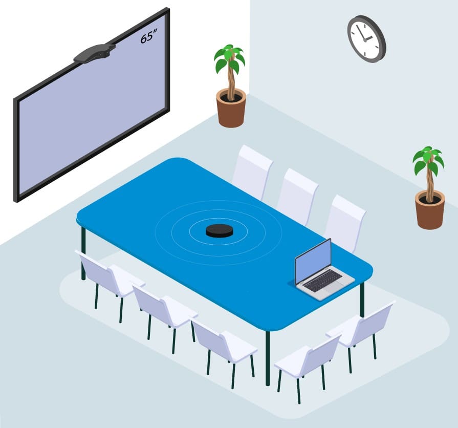 Комплект для большой переговорной SmartSet BR NexTouch 55P