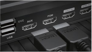 Два HDMI выхода для мониторинга