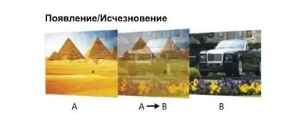 Плавные переходы появление/исчезновение